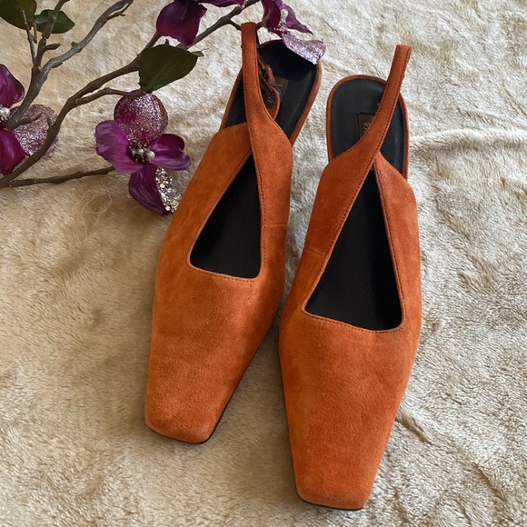 VIS a VIE pampkin suede sandals - Picture 4 of 13